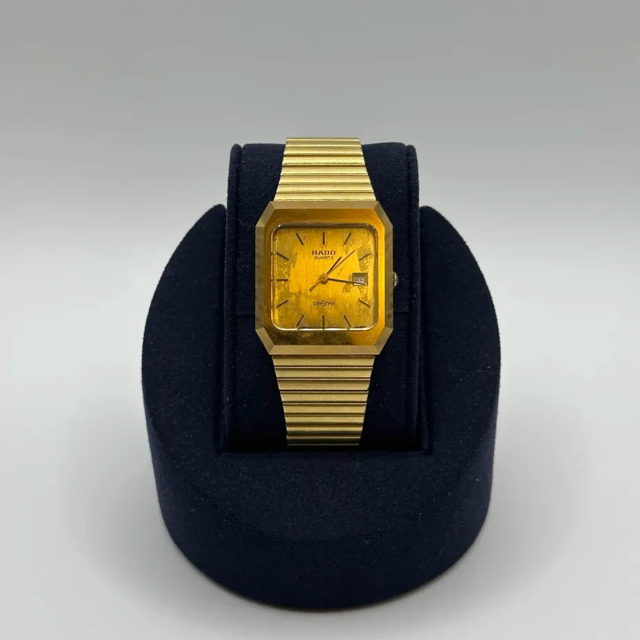 Vintage Rado Quartz Diastar Swiss Made Men's Watch 105.0117.3 | eBay