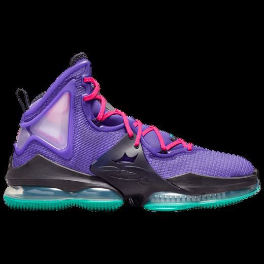 Nike Men's LeBron 19 XIX Purple/Teal/Black James 2022 Basketball