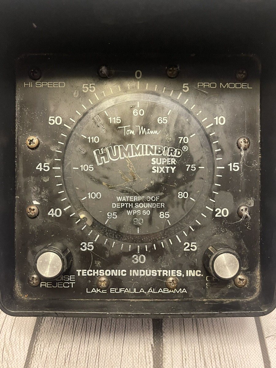 Vintage Humminbird Super Sixty Depth Sounder TMH 60 Fish Finder