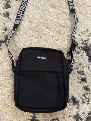 Supreme - SS18 Shoulder Bag - Black - Mint Condition | eBay