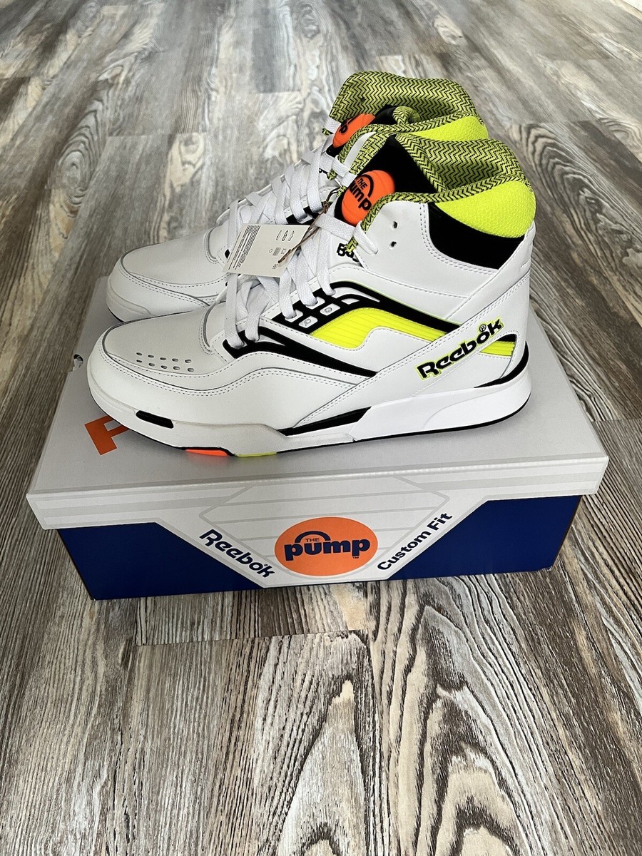 Size 12 - Reebok Pump TZ High Solar Yellow | eBay