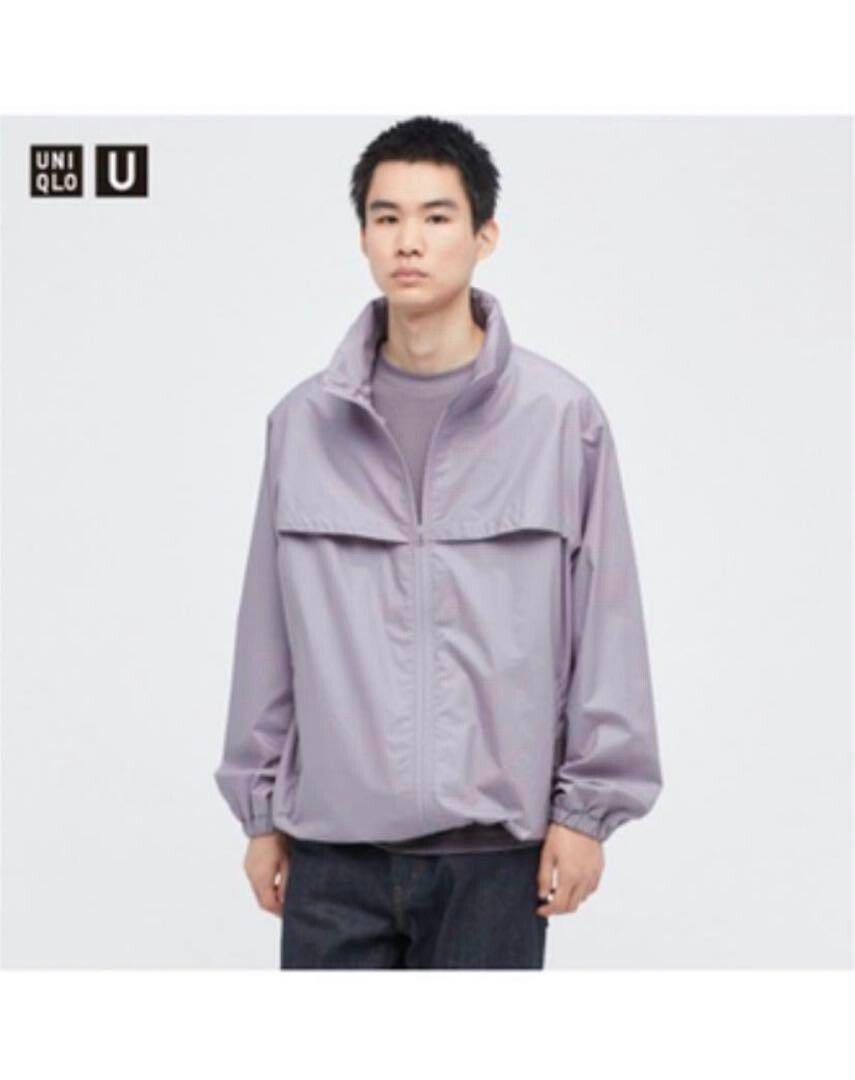 Uniqlo U Lemaire Oversized Hooded Blouson Purple JP L (US M