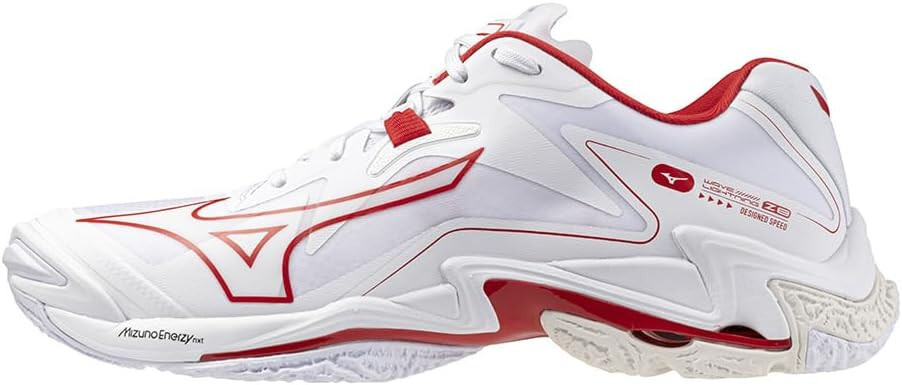 MIZUNO Volleyball Shoes WAVE LIGHTNING Z8 White Red V1GA2400 US8