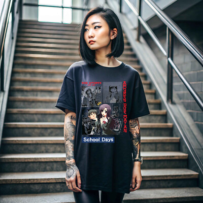 School Days Sekai Saionji Japanese Anime T-Shirt 2025 Good Smile