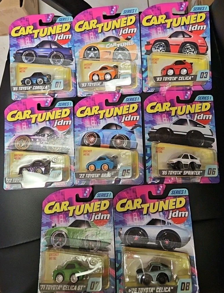 Car Tuned JDM SERIES 1 COMPLETE SET OF 8 New for 2025! Supra