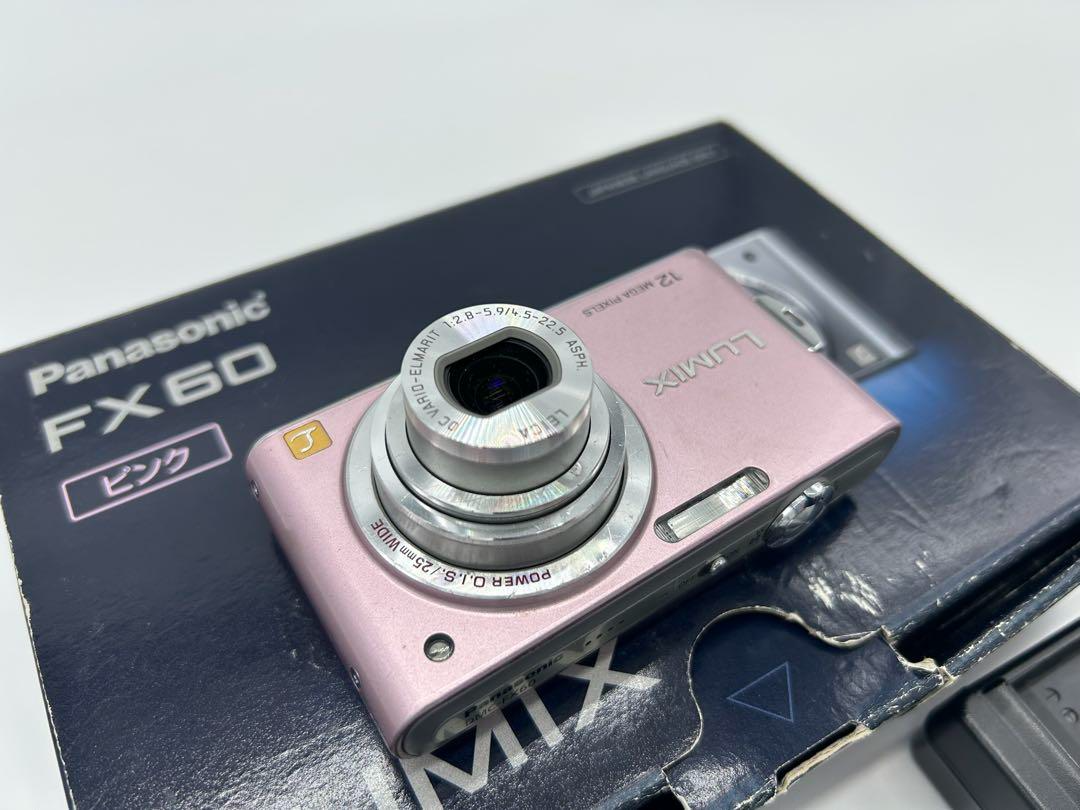 Panasonic LUMIX FX60 ピンク 12メガピクセル Panasonic DMC-FX60 12