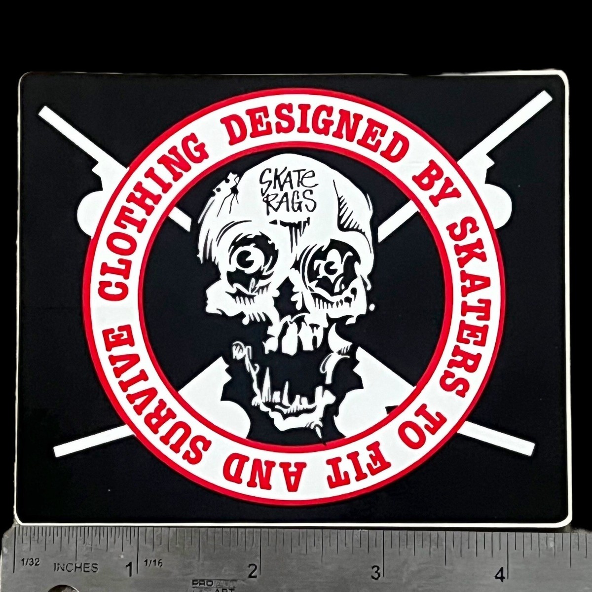 Vtg 1980's Skate Rags Clothing Designed By Skaters To Fit