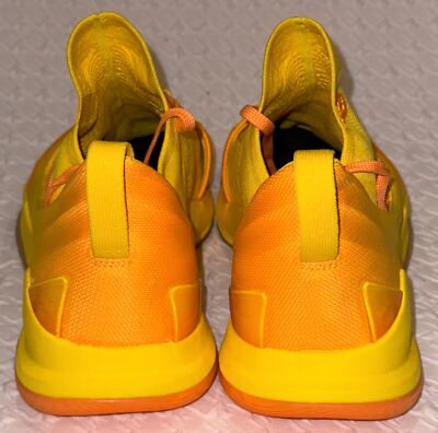 UNDER ARMOUR Curry 5 Yellow Orange Basketball Shoes Sneakers NEW