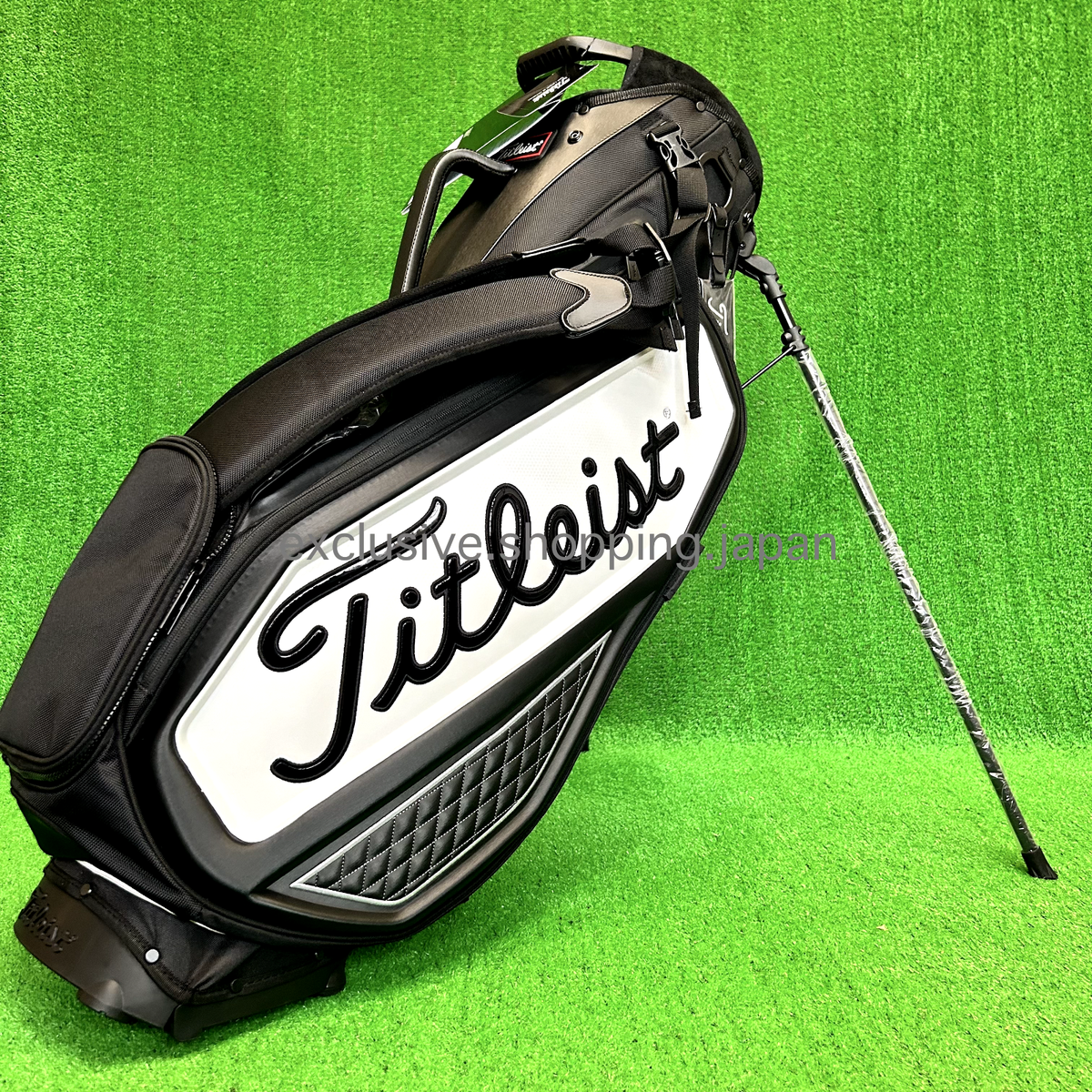 Titleist Premium Stand Bag Black White 9in 4way Divider TB20SXSF