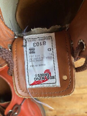 Redwing moc-toe oro-russet mocassin style 8103, leather shoes UK