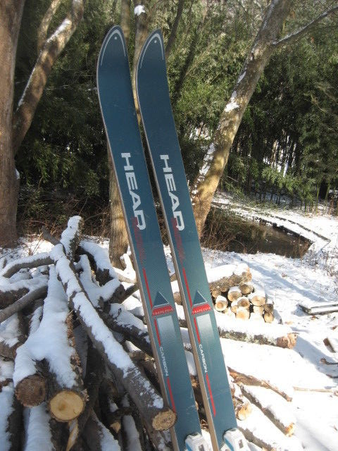 Head 195 Radial Carbon Trapezoid Skis Tyrolia 480 Bindings