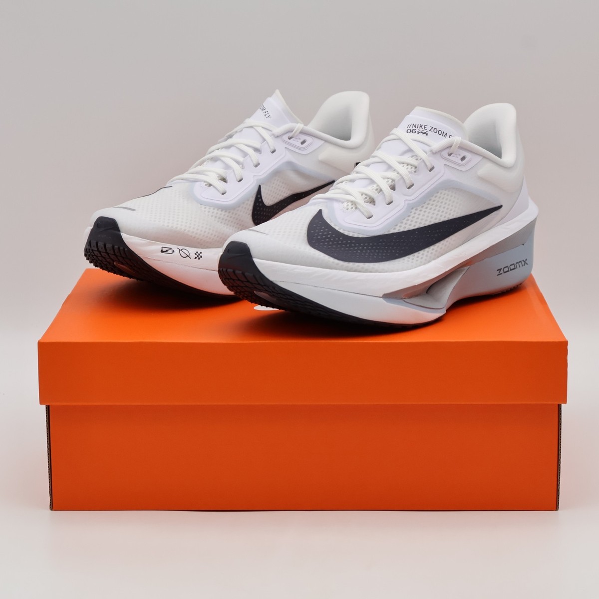 FN8454-104 Nike Zoom Fly 6 White Pure Platinum Obsidian Mist