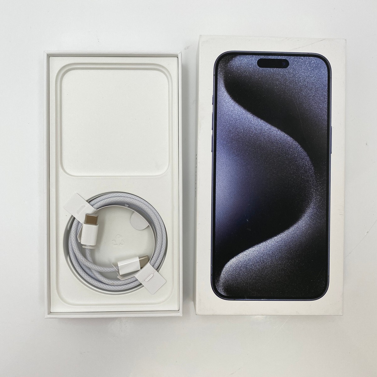 Apple iPhone 15 Pro Max - 256GB - Blue Titanium (Unlocked) - Open