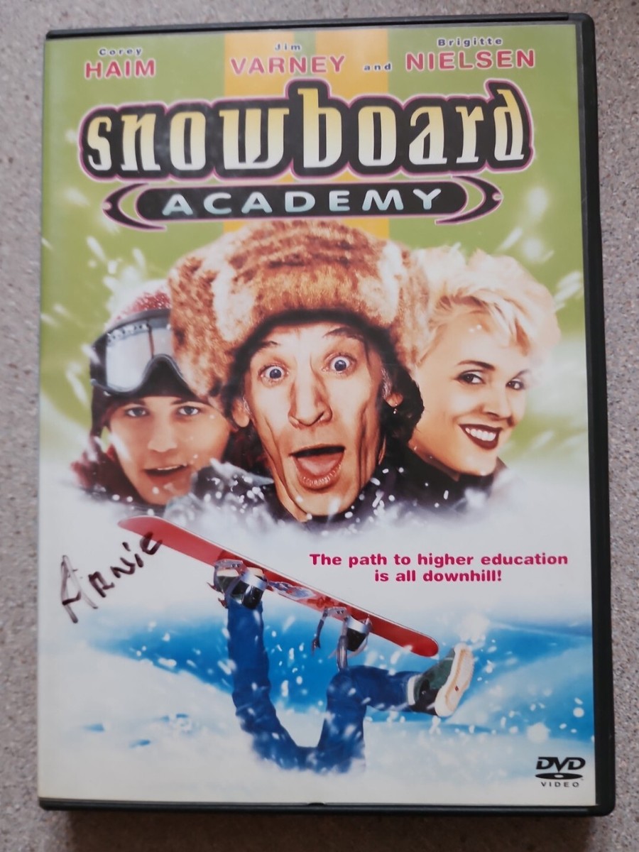 Snowboard Academy DVD Comedy Movie Jim Varney Corey Haim Brigitte