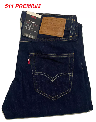 極美品】 Levi's 511 濃紺 赤耳 USA製 W31 L32 5115 511™ Slim Fit