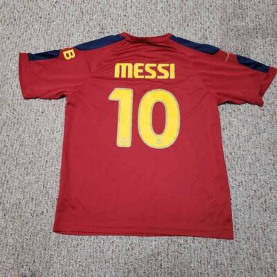 FC Barcelona FCB Rhinox Mens Soccer Jersey Lionel Messi #10