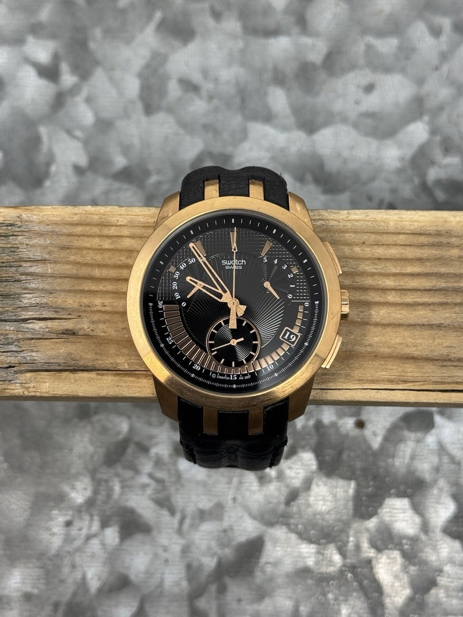 Swatch Irony Retrograde Chrono Serious Affair, 42mm Watch w/Band
