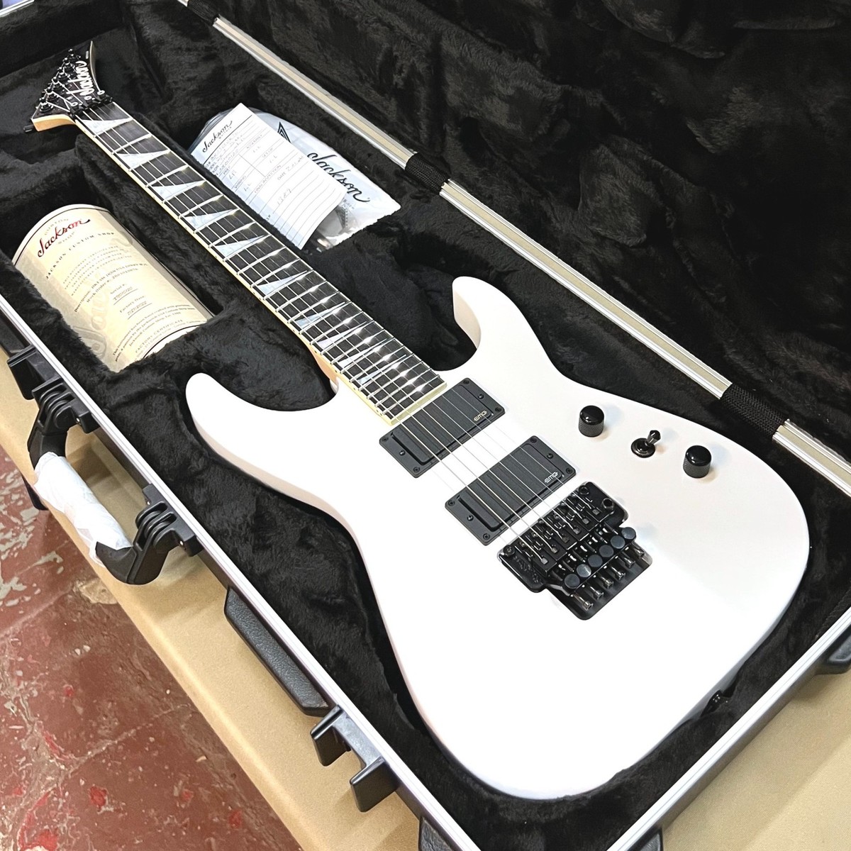 Jackson USA Select Dinky DK1 Electric Guitar, Snow White | eBay