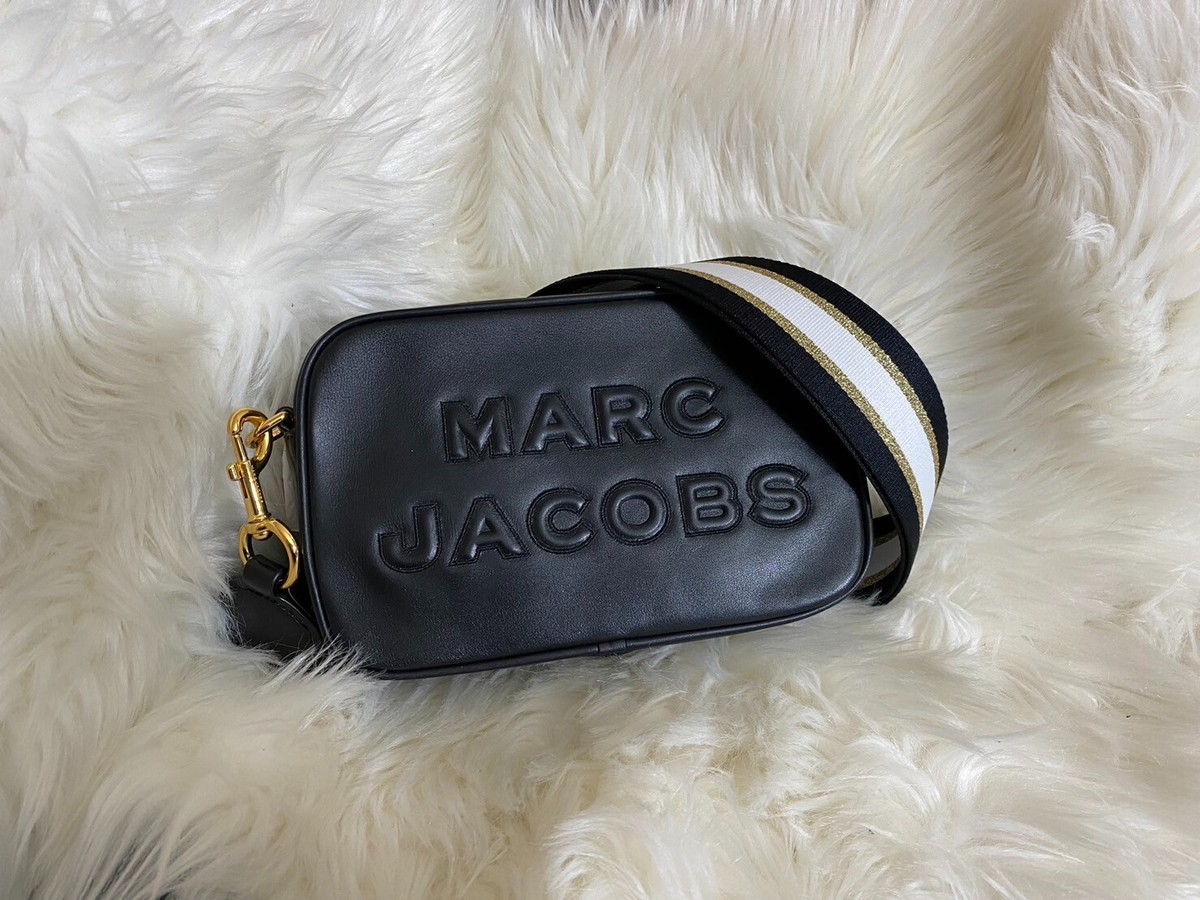 MARC JACOBS FLASH M0014465-065 Black/Gold crossbody bag camera bag