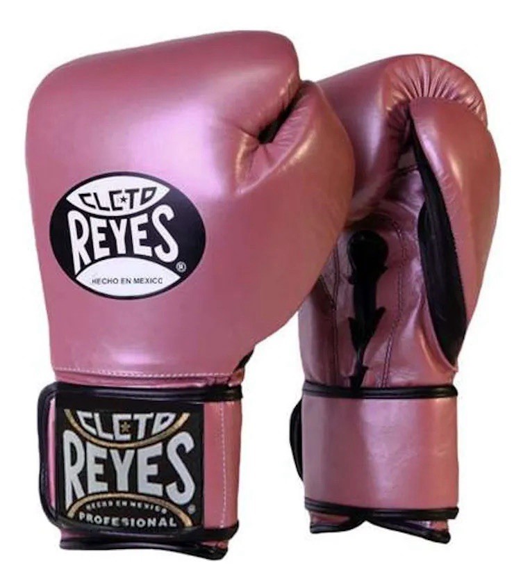 RARE PRO Pink CLETO REYES Boxing Gloves Strap Closure Sparring