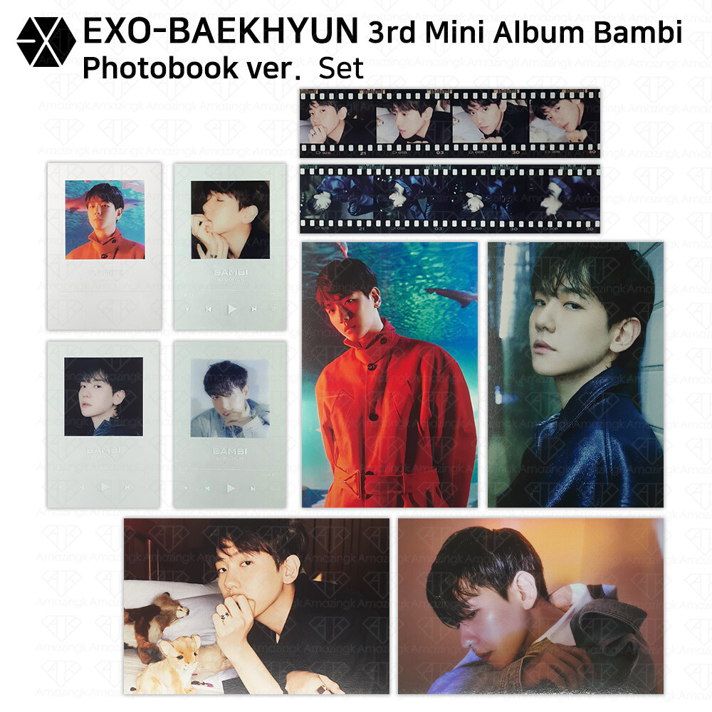 EXO Baekhyun 3rd Mini Album Bambi Official Postcard Sequence Film