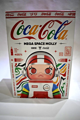 POP MART MEGA SPACE MOLLY 400% TEAM COCA-COLA | eBay