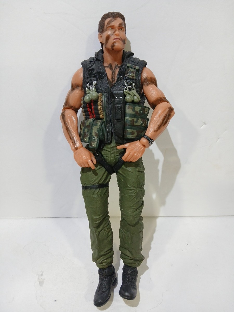 RARE NECA Commando 30th Anniversary John Matrix 7' Figure Arnold
