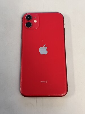 iPhone 11 64GB Red (Cricket) BAD LCD - Clean IMEI/ESN - For Parts