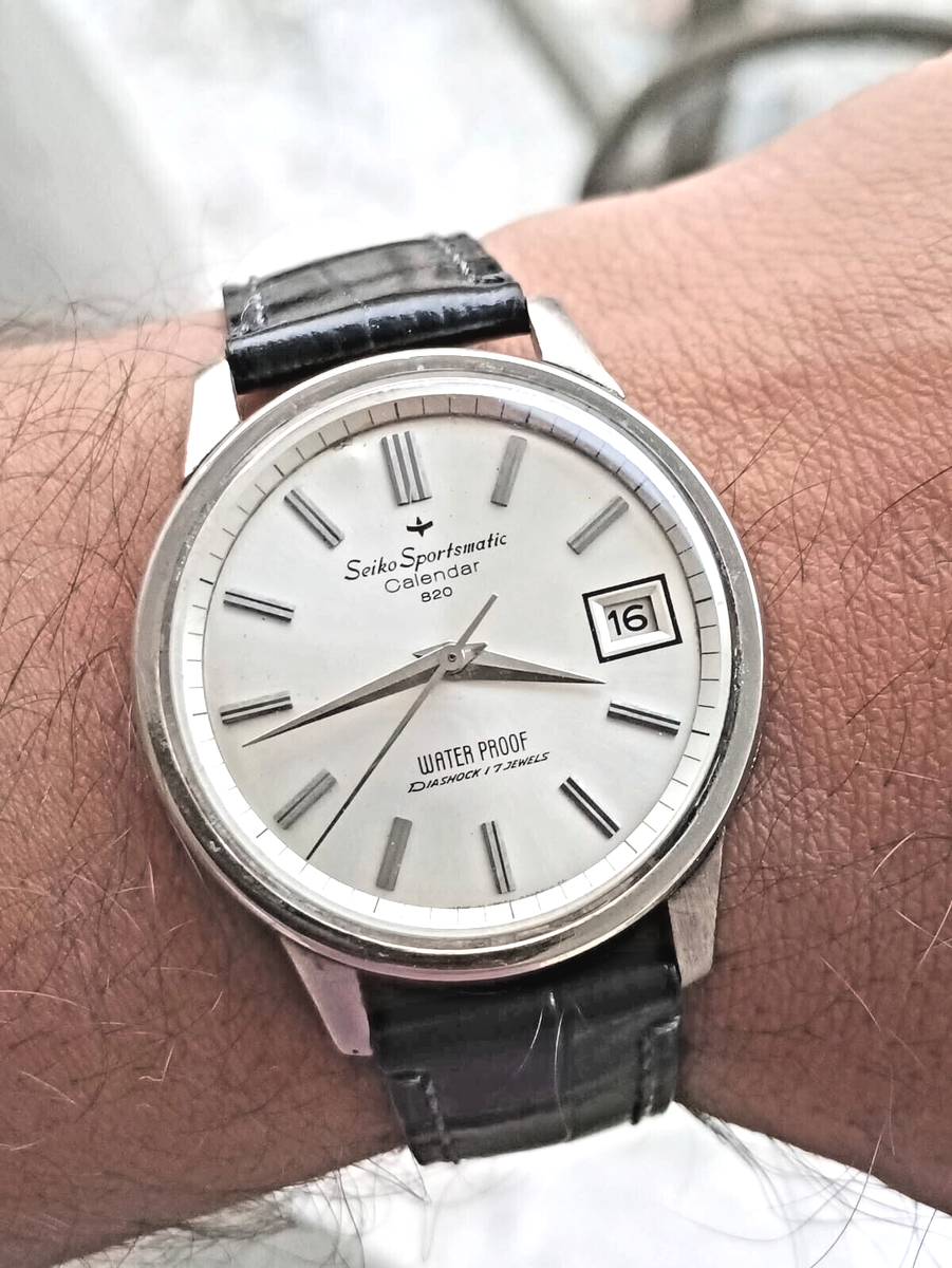 Rare Seiko Sportsmatic Calender 820 SEIKOSHA 828960 Vintage Japan