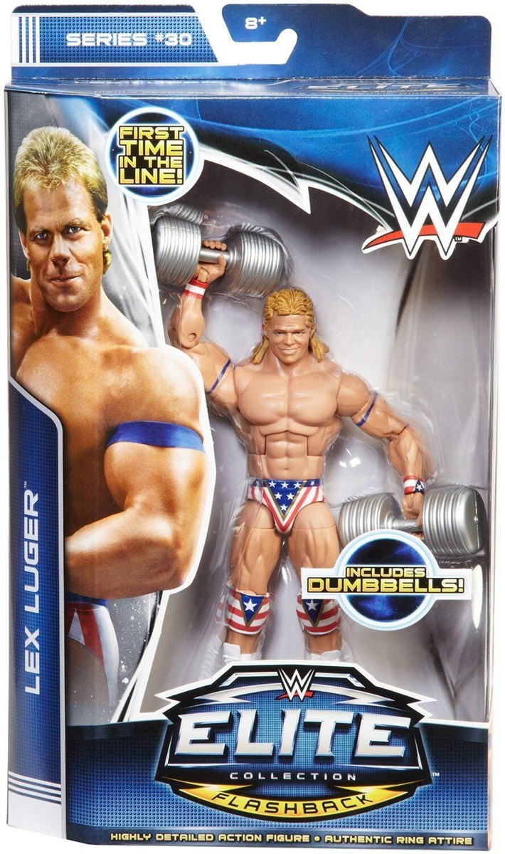 WWE Lex Luger Elite Series 30 WWF WCW Wrestling HOF | eBay
