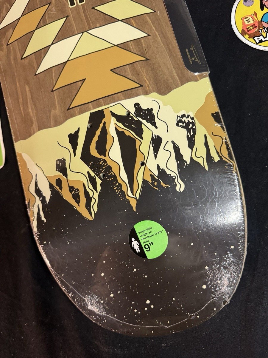 RARE Simon Bannerot Girl x Volcom Love Seat 9.0 Skateboard Deck In