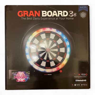 GRAN BOARD 3s LED Bluetooth Dartboard(Blue) | eBay UK