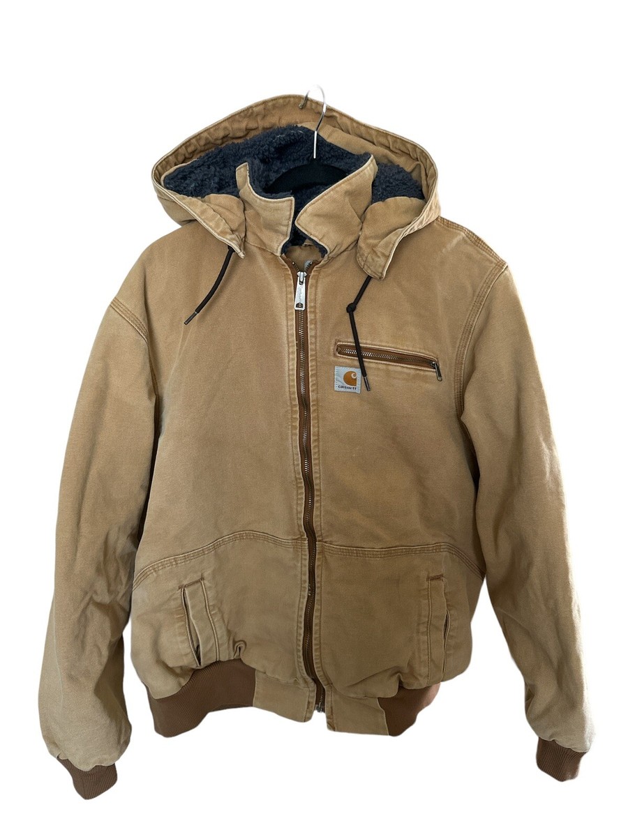 Carhartt Women's Sherpa Lined Hooded Weathered Wildwood Size 2XL