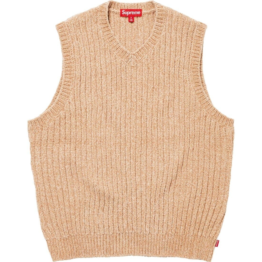 Supreme 24FW Week 10 Chenille Sweater Vest Acrylic Sweater Vest
