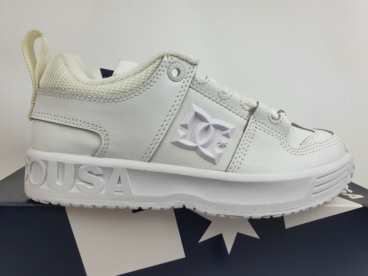 DC shoe CO USA Lynx OG “Triple White” Skate Shoe (4US) New Skytop