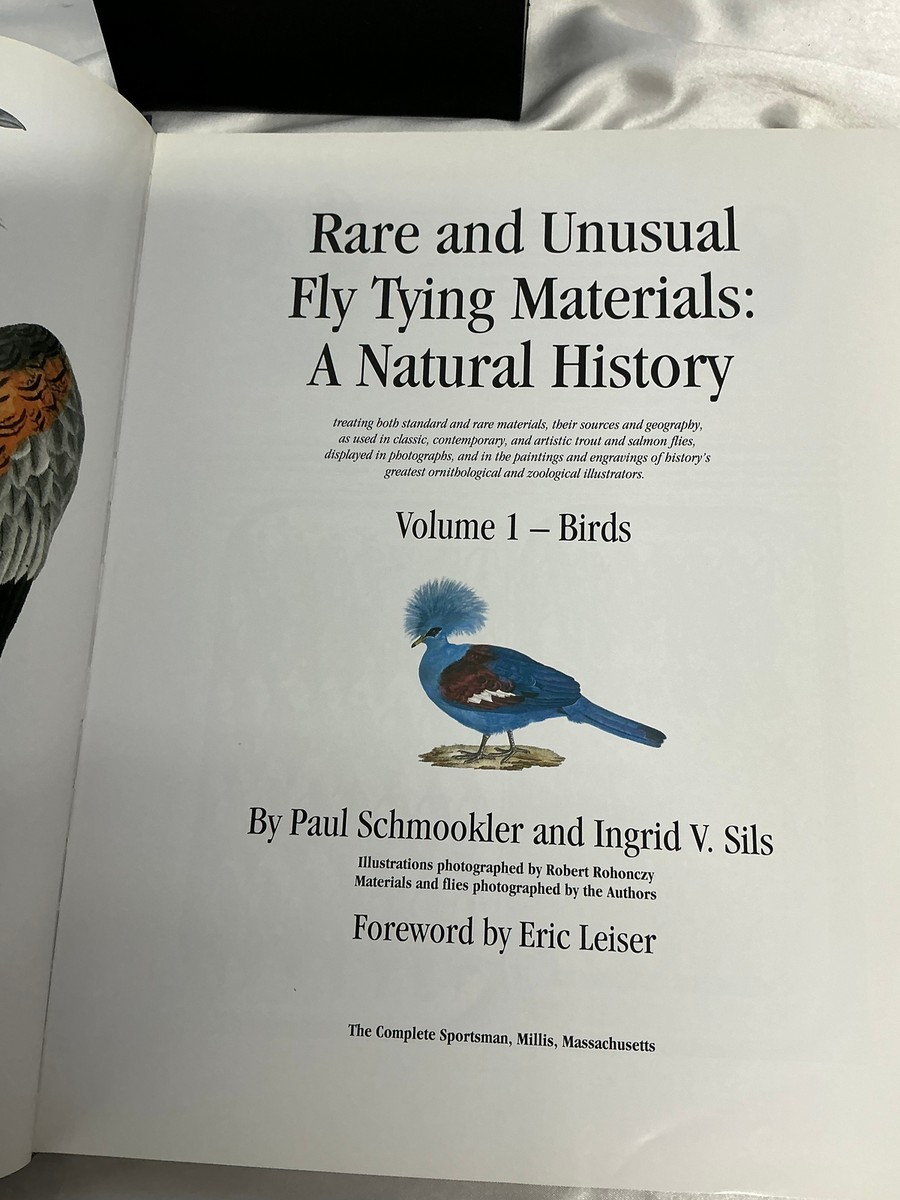 Rare and Unusual Fly Tying Materials Vol.1 Schmookler and Sils | eBay
