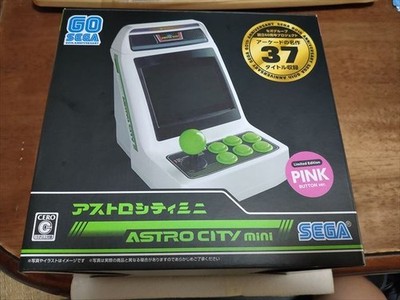 SEGA Astro City Mini Pink Version Limited Console PINK Buttons