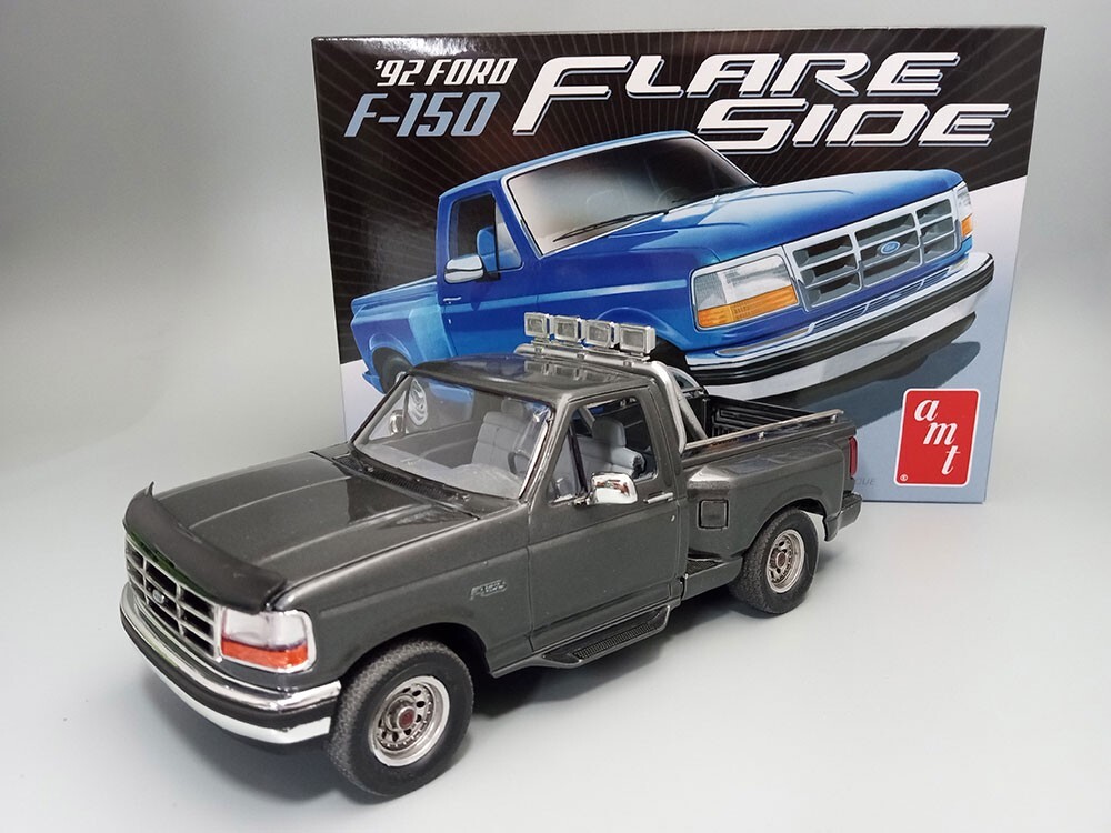 1:25 Scale Model Kit 1992 Ford F-150 Flare Side Skill 2 AMT1451 | eBay
