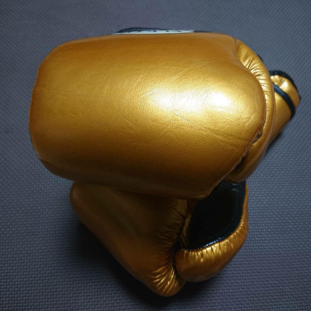 Cleto Reyes Boxing Gloves 14oz Gold Magic Tape type from Japan New