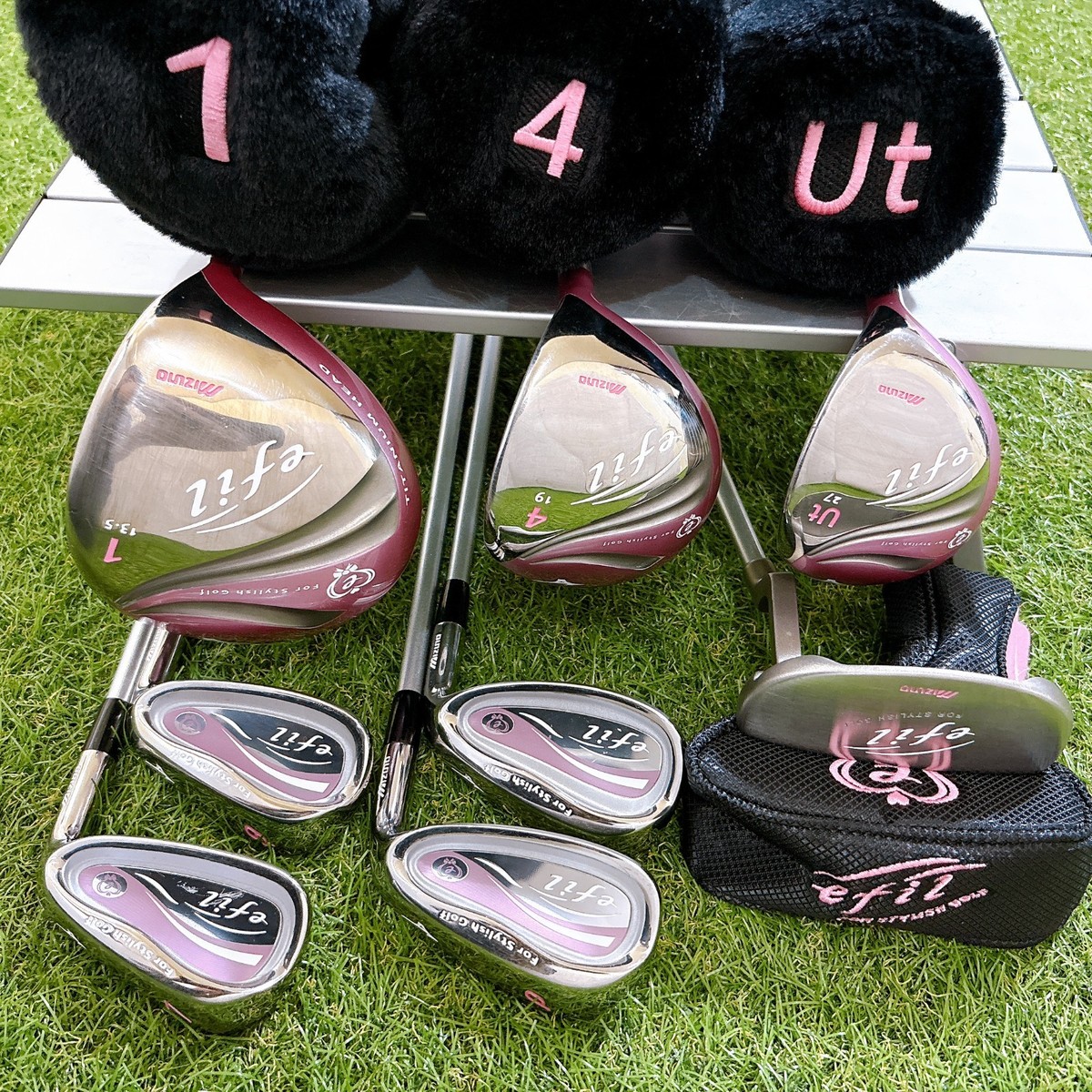 MIZUNO efil Women's Golf Club Half Set 8pcs Ladies Right-handed