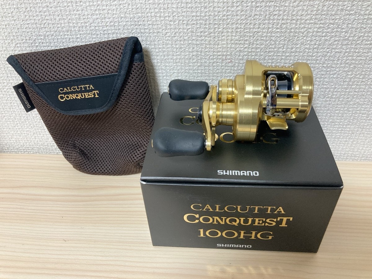 Baitcasting Reel 21 CALCUTTA CONQUEST 100HG Right 7.4:1 Fishing IN
