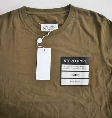New MAISON MARTIN MARGIELA 10 Cotton Short-Sleeve STEREOTYPE T