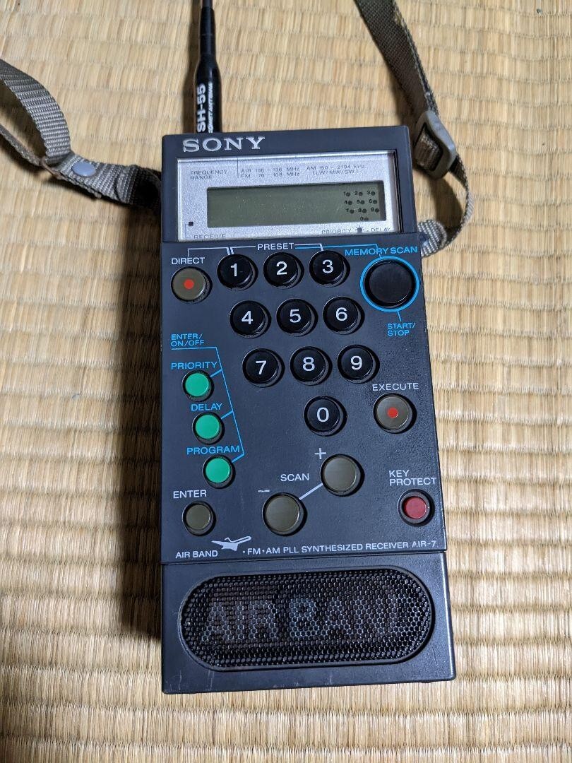 SONY AIR-7 エアーバンド受信機 FM⁄AM ジャンク品