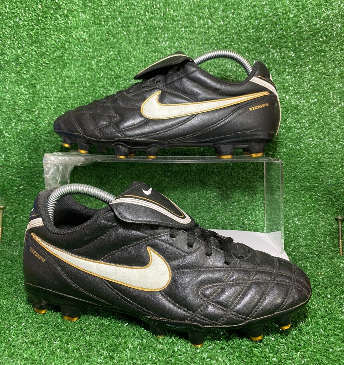 2010 Nike Tiempo Legend II III Natural FG Leather Black R10