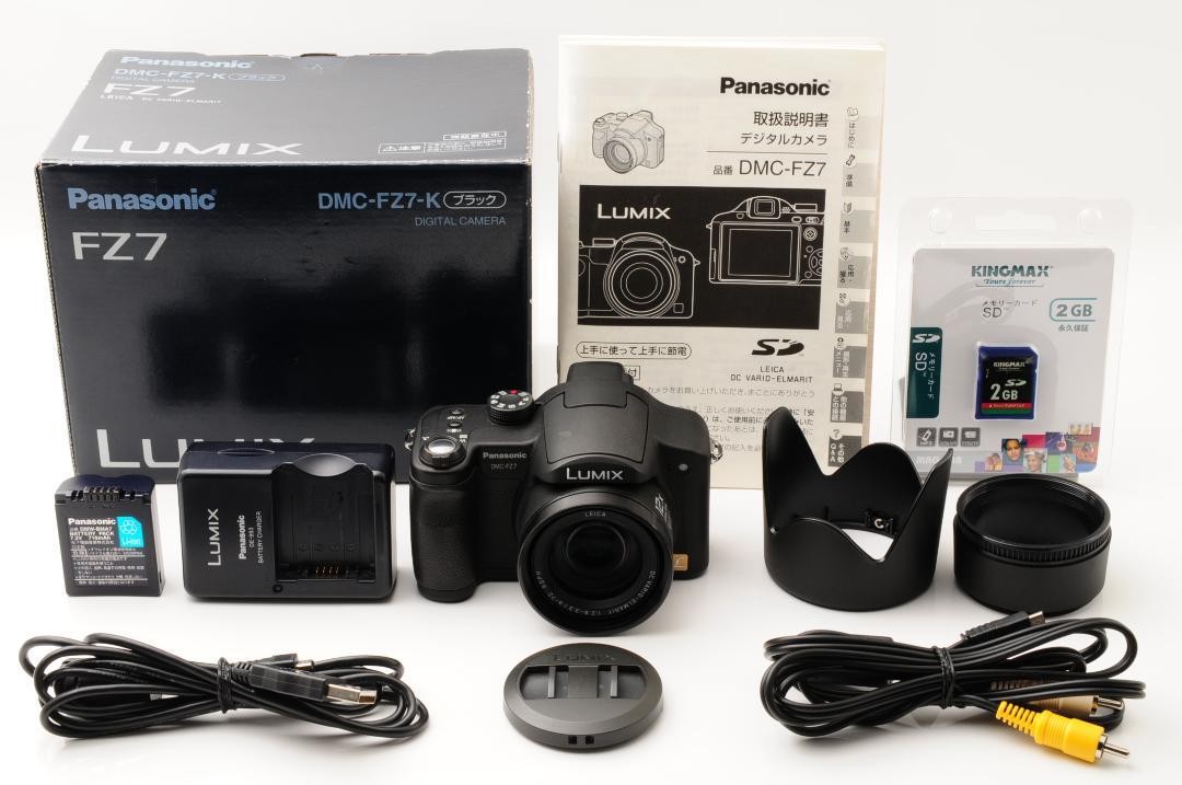 ☆美品！LUMIX dmc-fz7-k Panasonic☆箱付き 【公式通販】