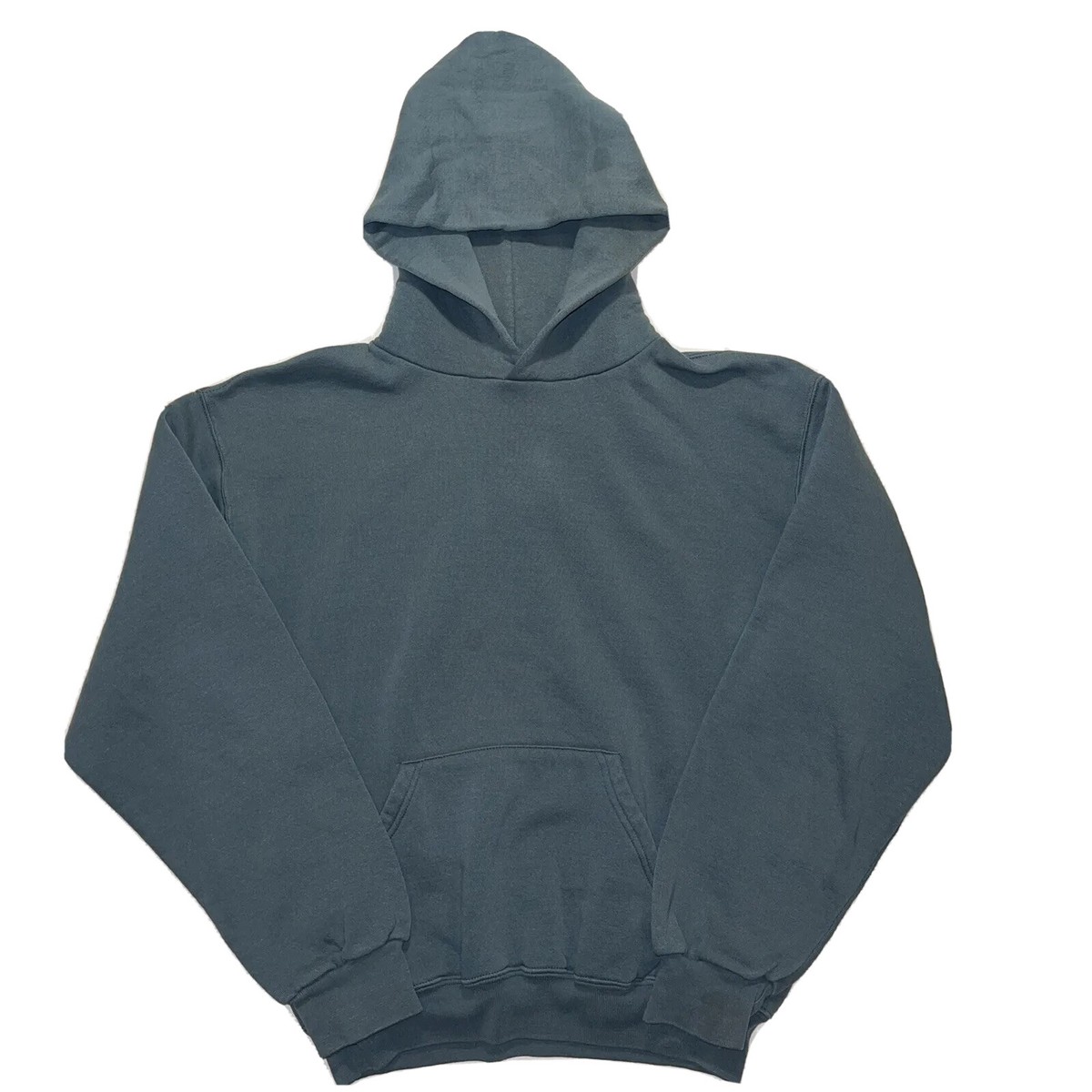 Vintage Russell Athletic Sun Faded Sage Green Hoodie Sweatshirt M