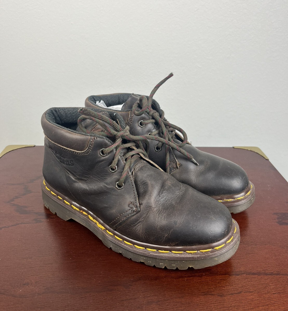 VTG Doc Dr Martens 8057 Made in England 3 eyelet Chukka boots Size