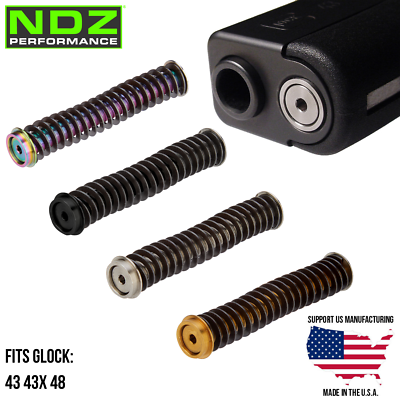 NDZ Glock 43 43X 48 Guide Rod Assembly Stainless Steel PVD ISMI