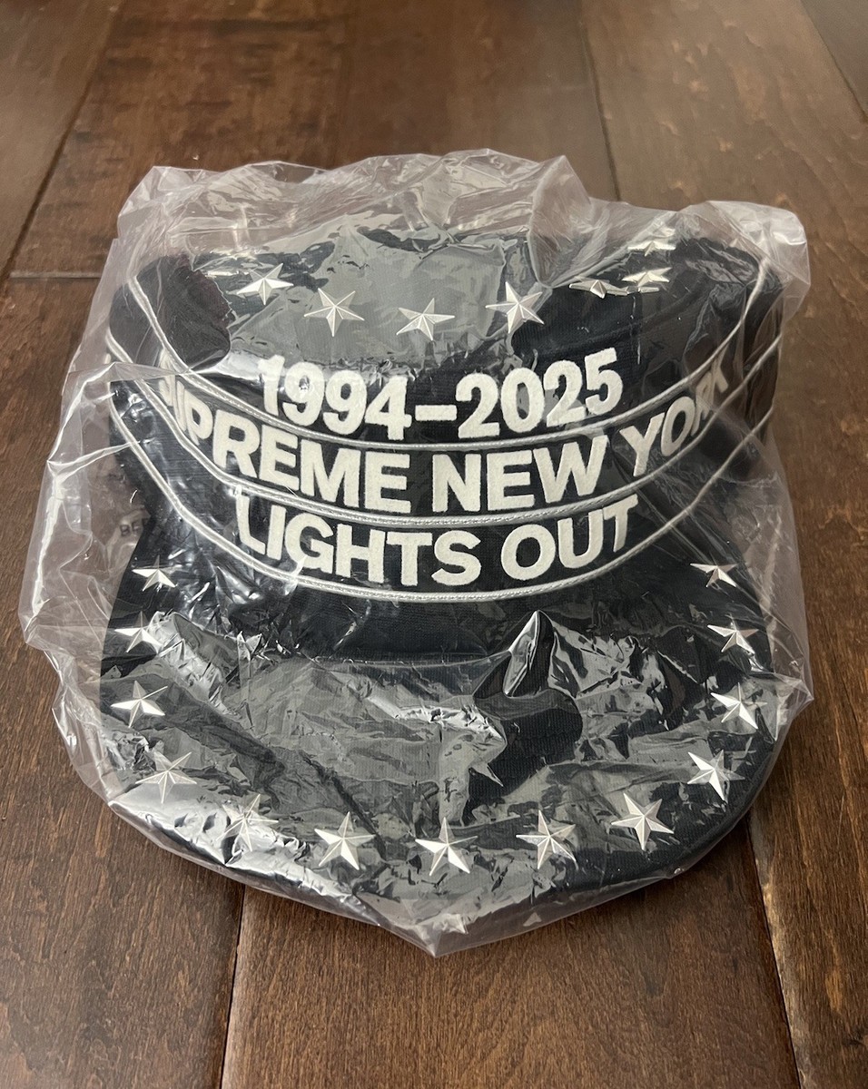 Supreme FW25 Stars Studded Pillbox Snapback Cap Hat Black One Size