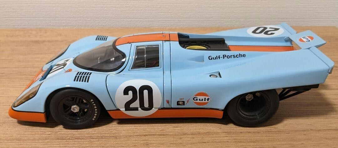 1/18 AUTOart Porsche 917K #20 Gulf Blue No Box From Japan Model